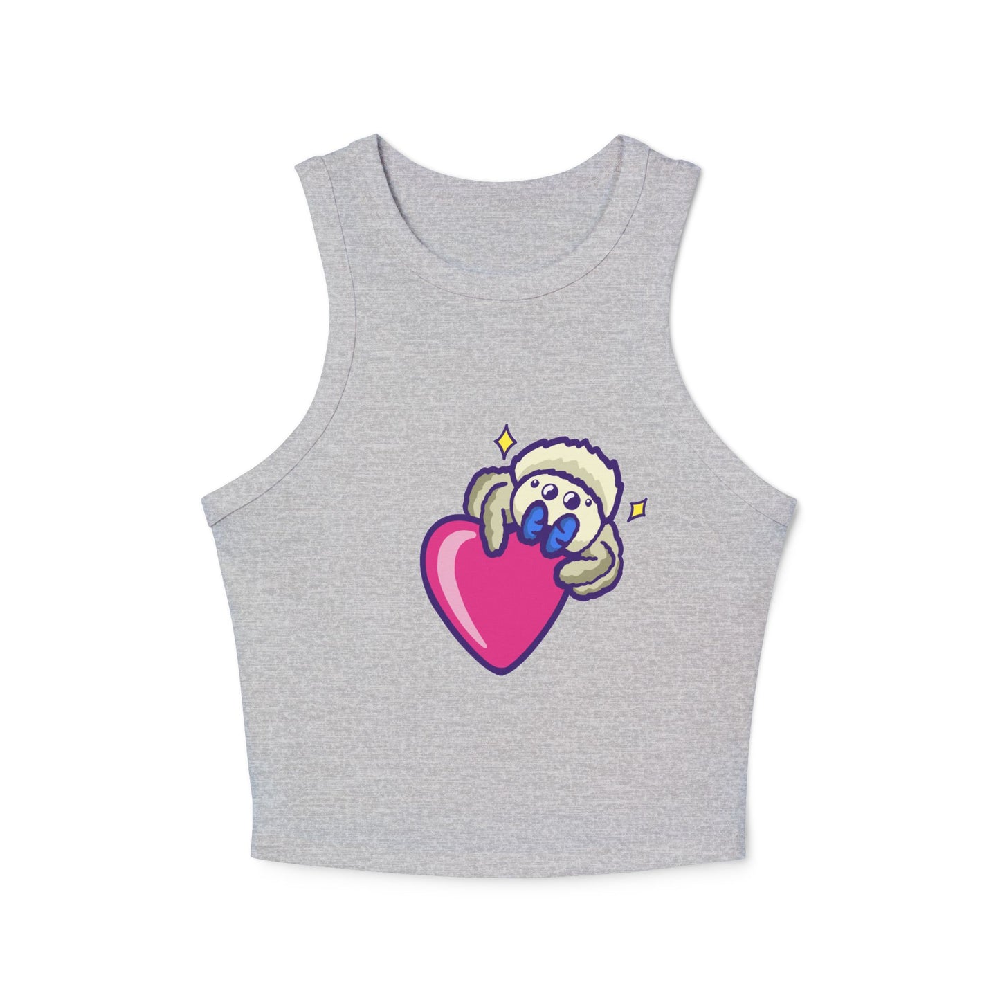 CREAMPUFF LOVE WOMEN’S MICRO RIB RACER TANK TOP