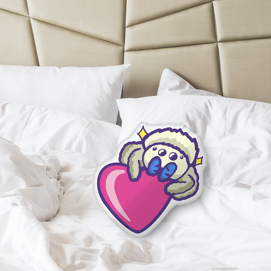 CREAMPUFF LOVE SHAPED PILLOW